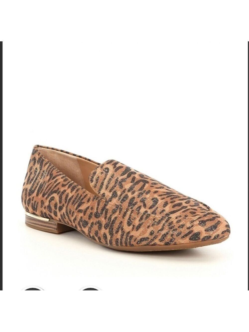 Alex Marie Barson Leopard Print Slip On Loafers